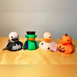Target Halloween Rubber Duck Set - Black, Green, Orange, White